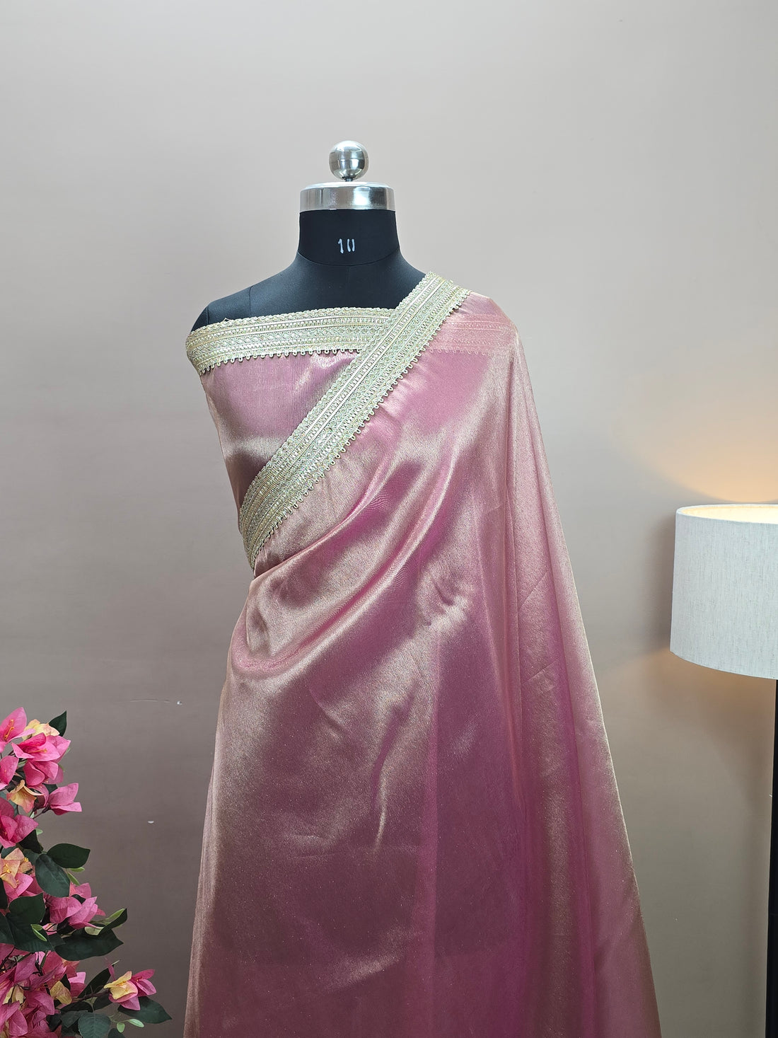 Premium Janhvi Kapoor Tissue Silk Saree